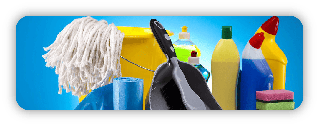 House hold cleaning bg with shadow